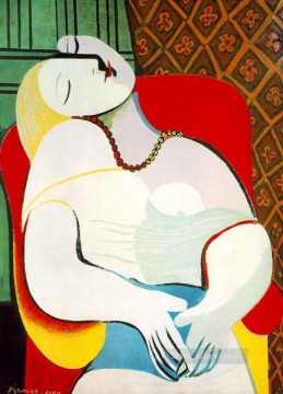 パブロ・ピカソ Painting - 夢のル・レーヴ 1932年 パブロ・ピカソ